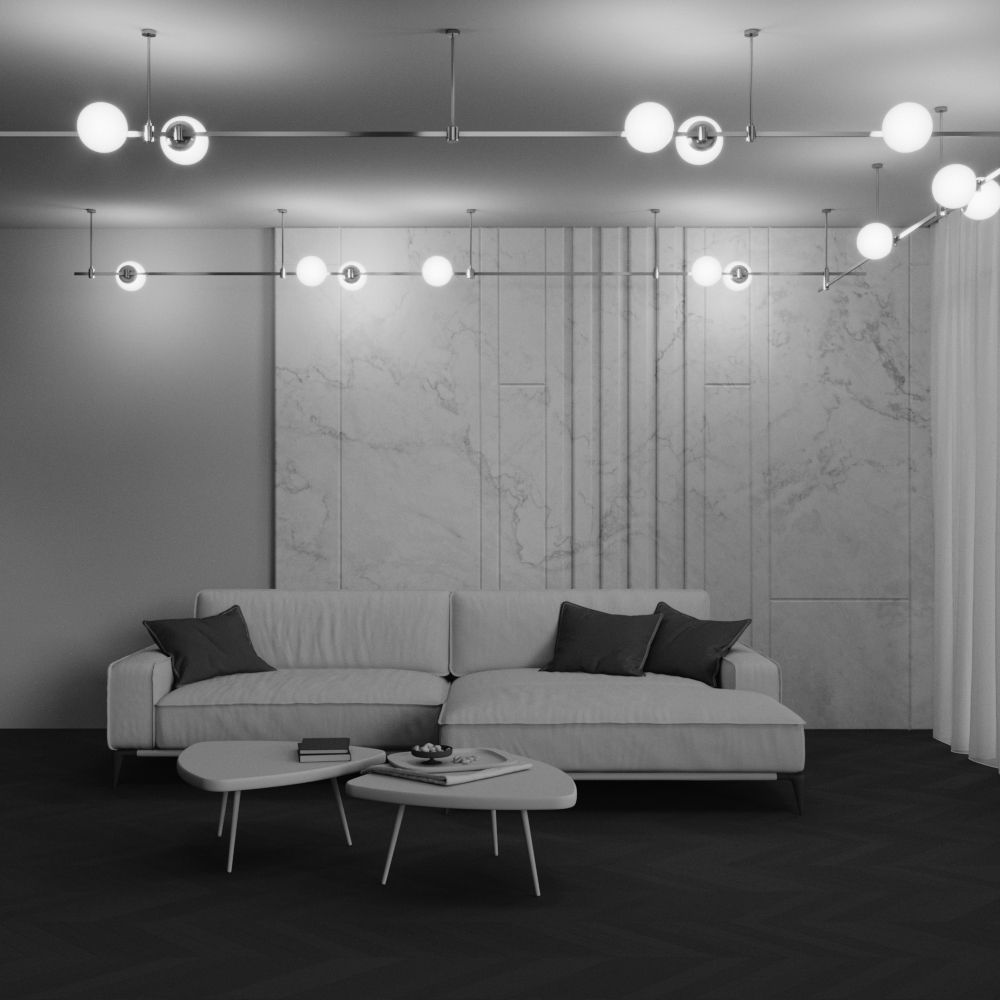 Трековый светильник 16,7*15*-15 см, *LED*8W, 3000K, Maytoni Technical Luna TR229-1-8W3K-PT, Платина