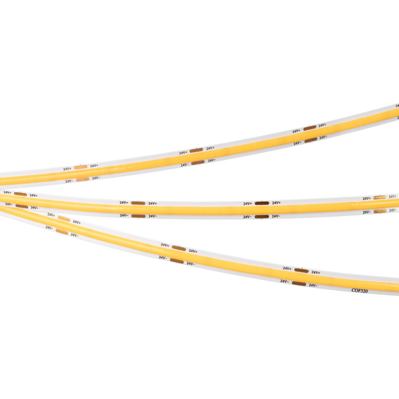 Лента COB-X320-8mm 24V Warm2700(8 W/m, IP20, CSP, 5m), Arlight 039023. Цена указана за 5 метров. Продается кратно 5 метрам.