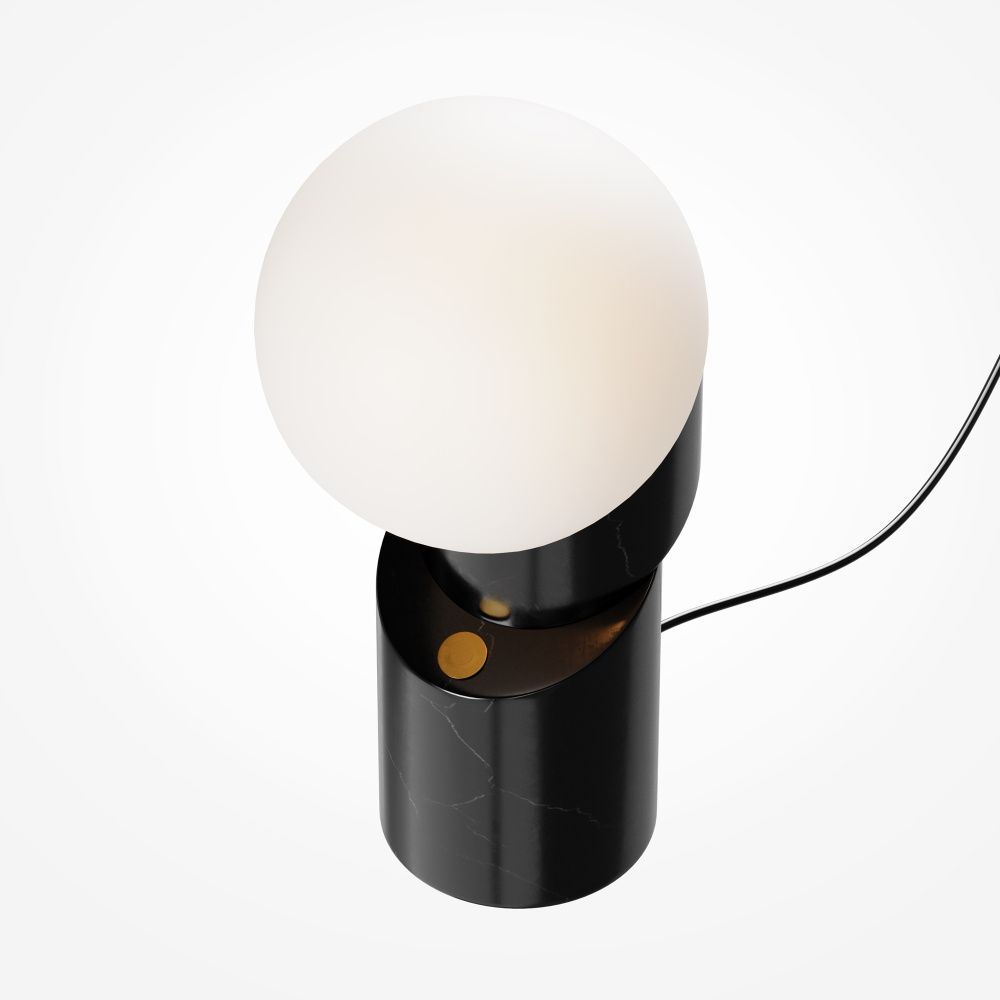 Настольная лампа 17,6*17,6*-32,4 см, *LED*3W, 3000K, Maytoni Divario MOD468TL-L3B3K, Черный