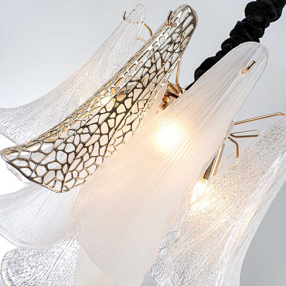 Подвесная люстра 55*50/120 см, 7*Е14 MODELUX premium ML.6777.7P GD золото