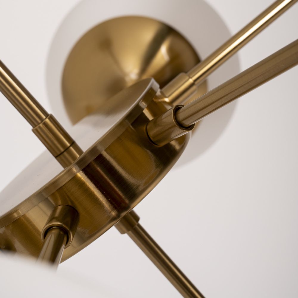 Подвесной светильник Copper Light Chandelier 7 80*80*48 см, 7*E14*40W, ImperiumLoft 40.1492, Золотистый