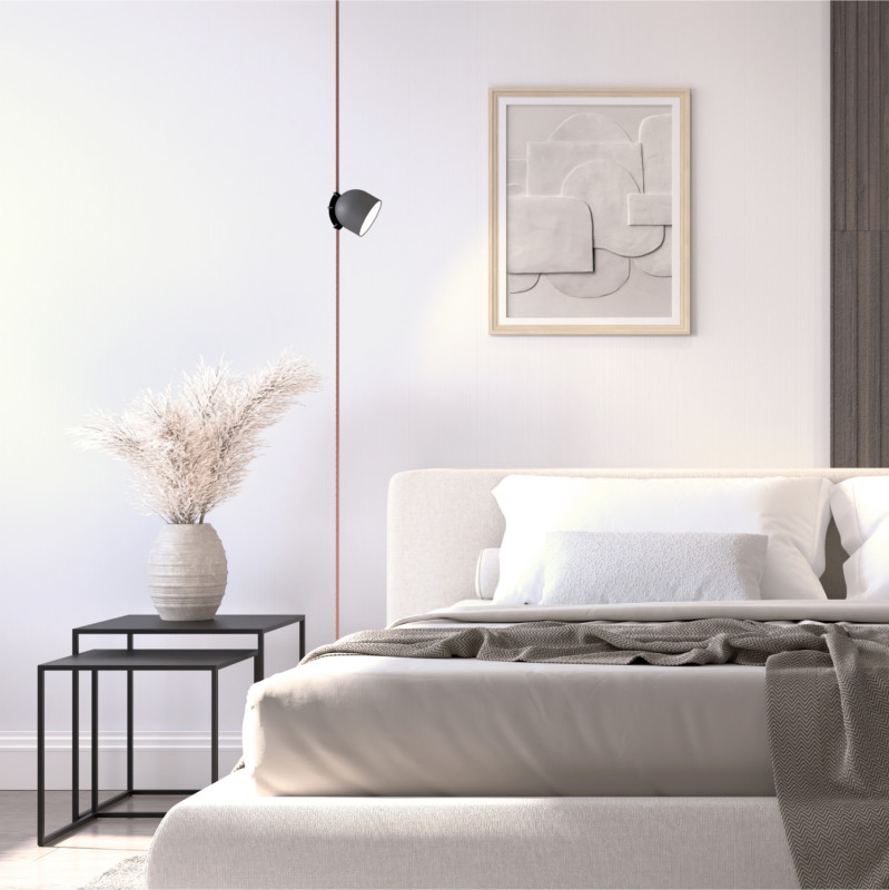 Светильник на шине 10*10,7 см, LED * 12W, 4000K, Denkirs Belty Spot DK5542-BK, черный