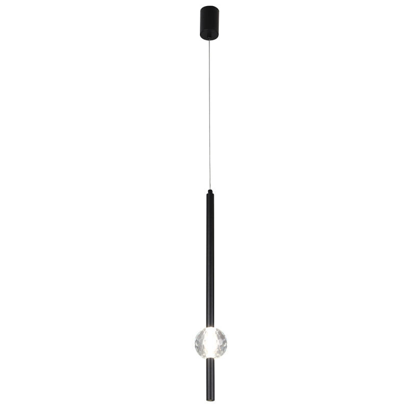 Светильник 8 см, 3W+5W, 4000K, Crystal Lux ELVIRA SP8W LED 4000K BLACK, черный