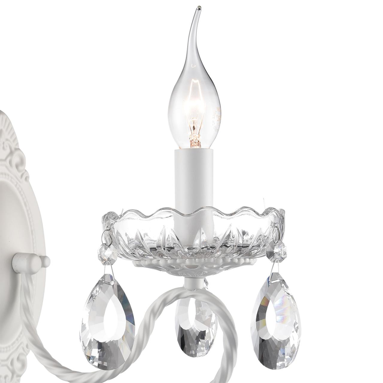 Бра 23*37 см, 1*E14 Lumion Snow 8189/1W белый