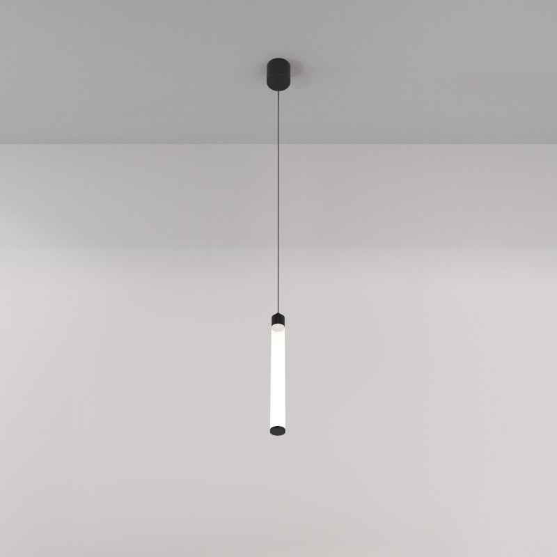 Светильник 3 см, 10W, 3000K, Maytoni Pendant Ray P022PL-L10B, черный