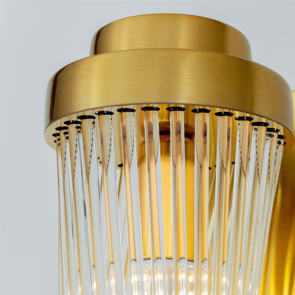 Бра 12*17*45 см, Е14 2x40W, Латунь MODELUX ML.507.450 BS