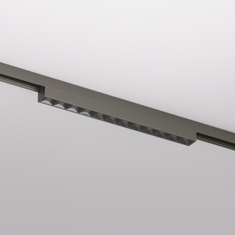 Светильник на шине 23,1*1,9*2,7 см, 10W, 3000К, Denkirs SHINE GRILL DK5771-DN никель