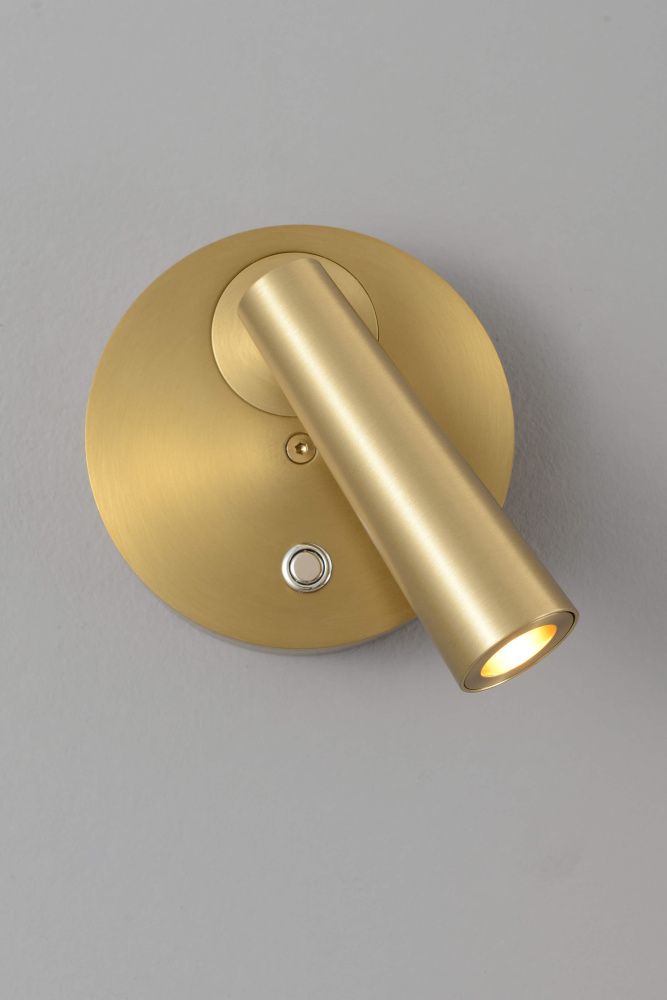 Бра 10 см, 3W, 3000K, Crystal Lux CLT 233W GO, золото