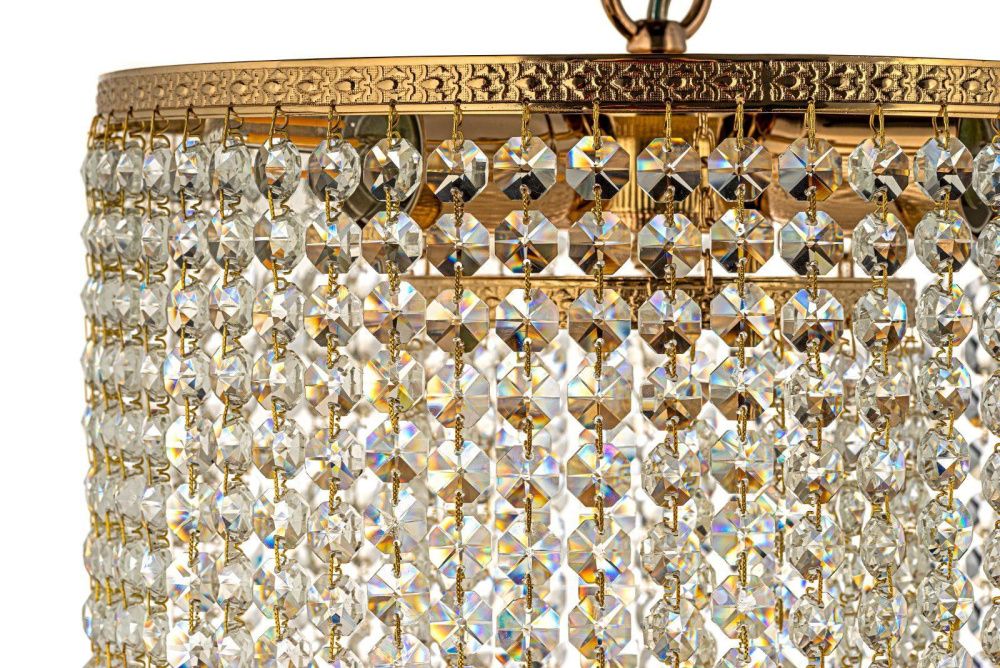 Люстра *30*120 см, 3*E27*60W, Arti Lampadari Stella Stella E 1.5.30.101 G, Золото