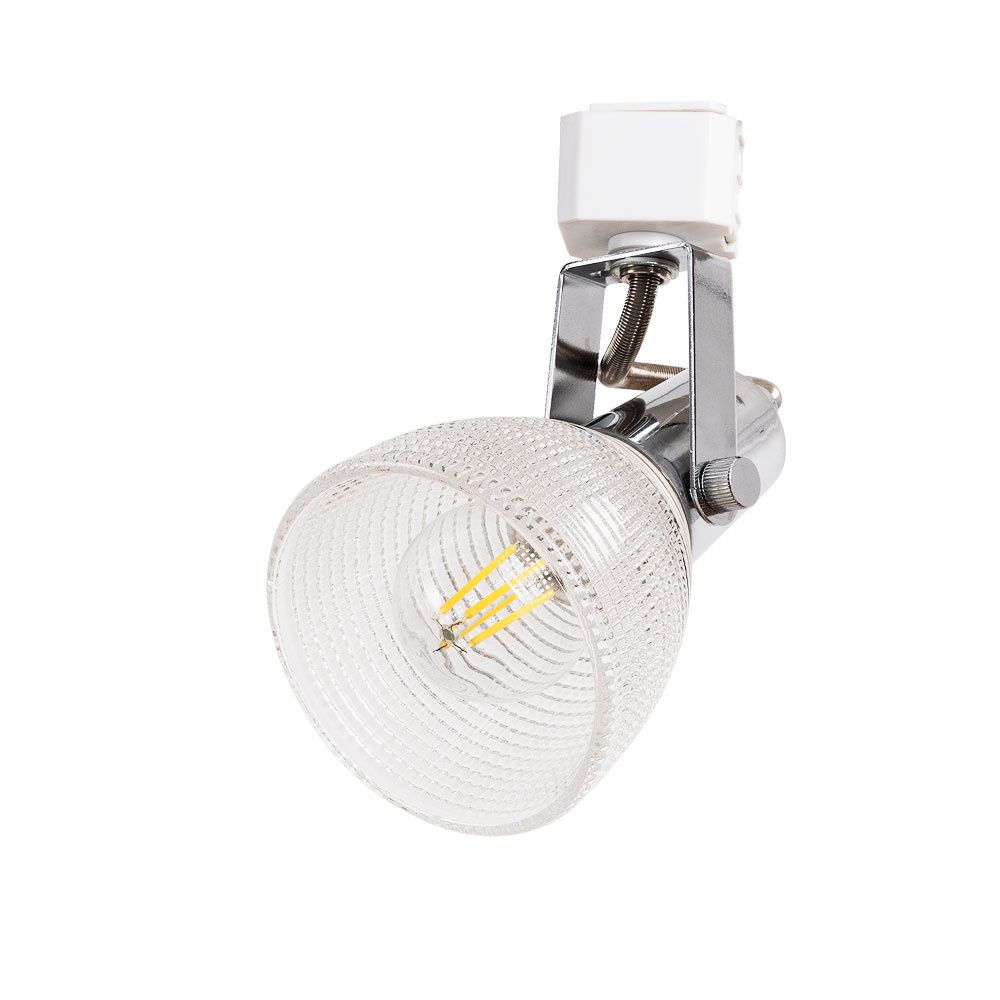 Трековый светильник Arte Lamp Ricardo A1026PL-1CC, хром, 18x9x9см, E14, max 40Вт