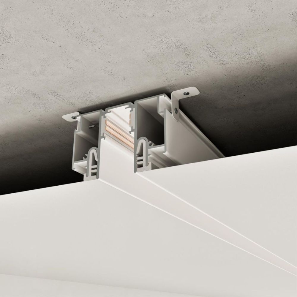 Шинопровод для монтажа в натяжной потолок 200 см, LumFer For Novotech Flum 135325, белый