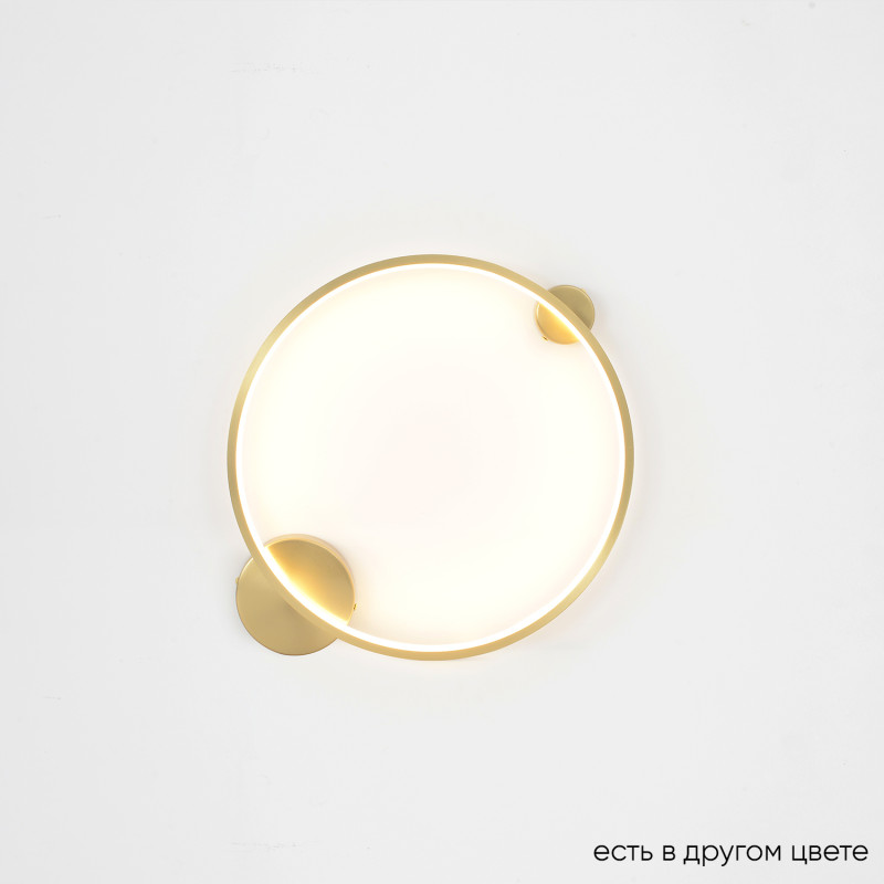 Настенный светильник 48 см, 18W, 3000-6000K, Crystal Lux REAL AP18W LED BRASS, латунь