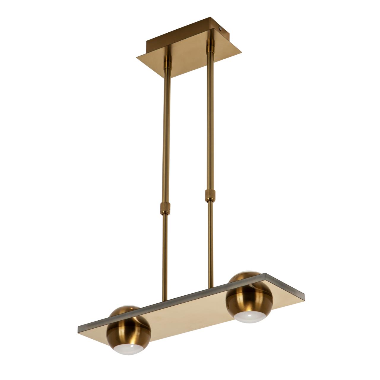 Подвесной светильник 40*12*70 см, LED 36W, 3000 / 6000K, Бронза LED4U L7515-5 AB