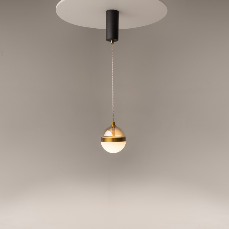 Светильник 12 см, 12W, 3000K, Maytoni Area MOD295PL-L20BS3K, латунь