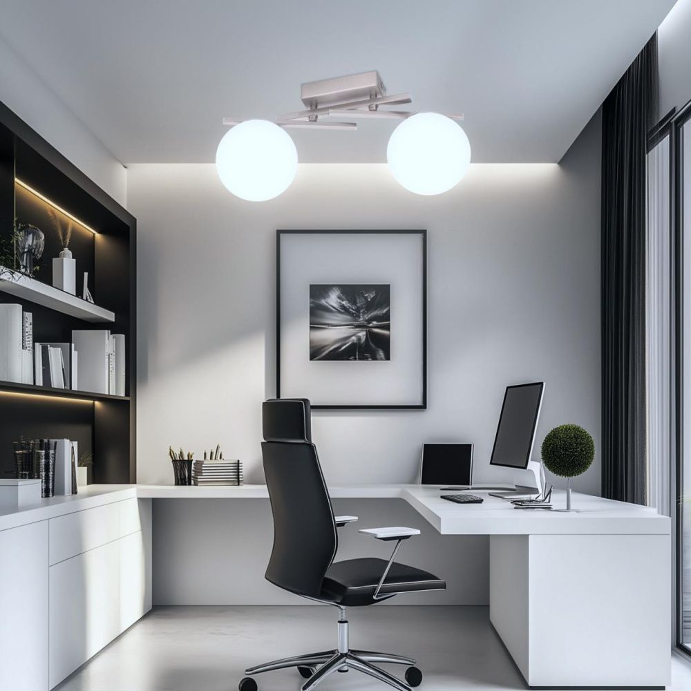 Светильник потолочный 41*32*-23 см, *LED*24W, 3000-4000-5500K, Citilux Dorsy CL223121, Матовый хром