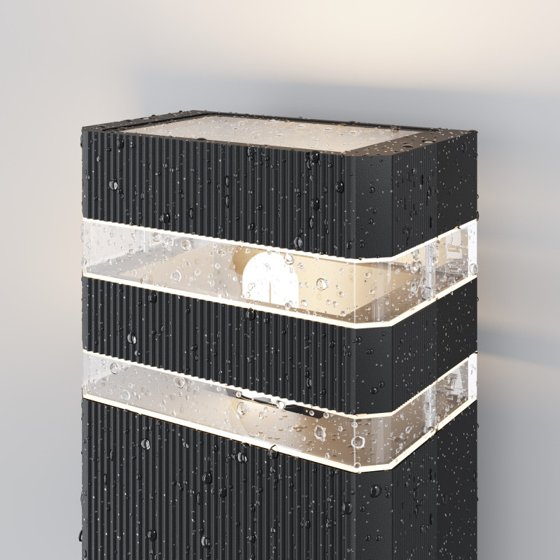  Уличный настенный фонарь Maytoni Unter den Linden O578WL-01B, черный