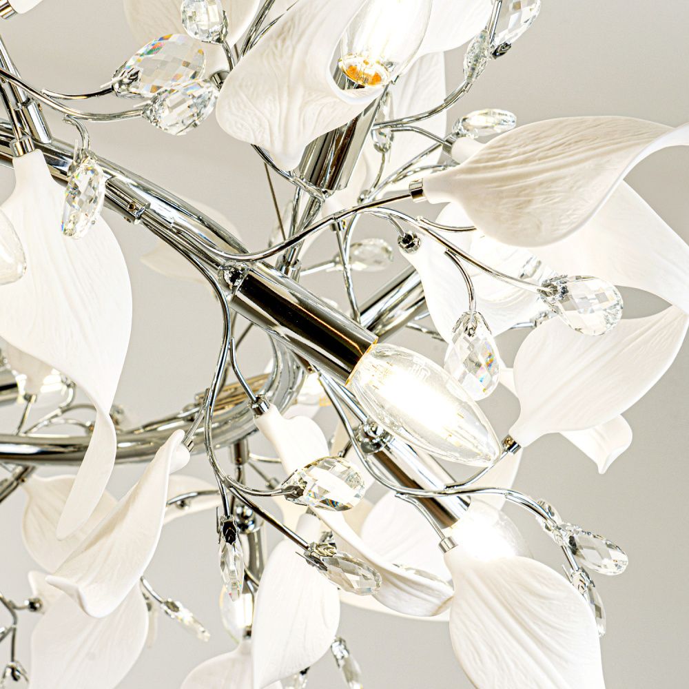 Люстра *100*56 см, Е14*40W, Modelux  ML.6808.1000P CR, Хром