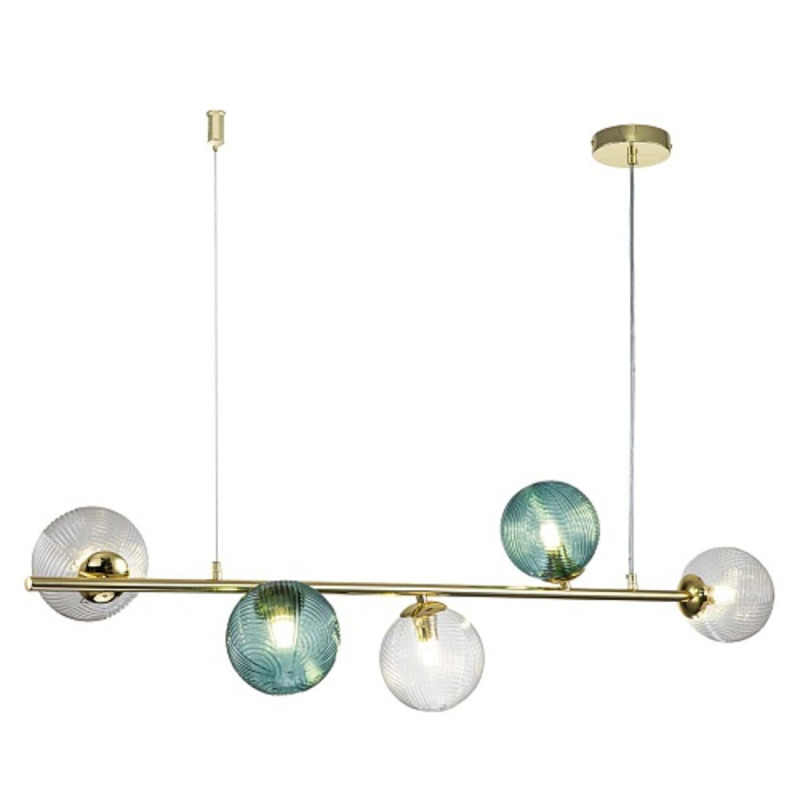 Подвесной светильник 1100*310*360/1600 мм, 5*G9 золото Indigo Selva V000297, 11032/5PL Gold