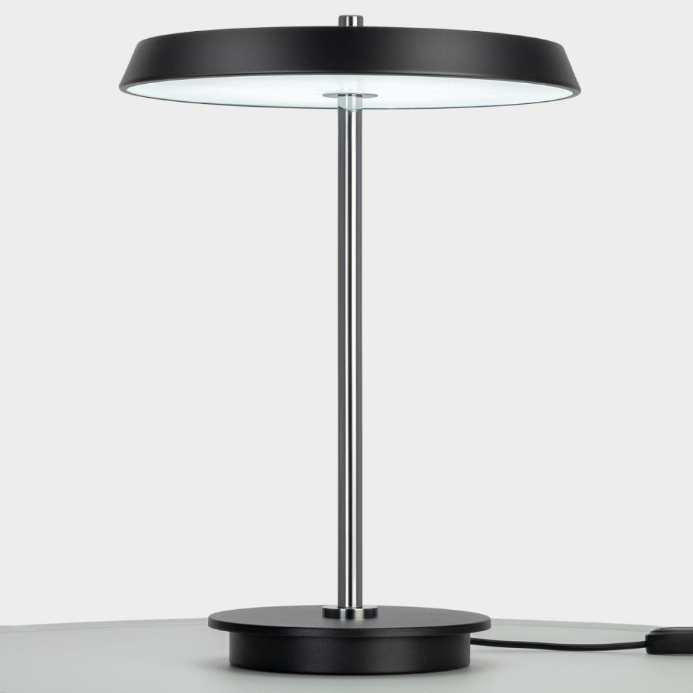 Настольная лампа с диммером LED Чёрная Citilux LINA CL812011