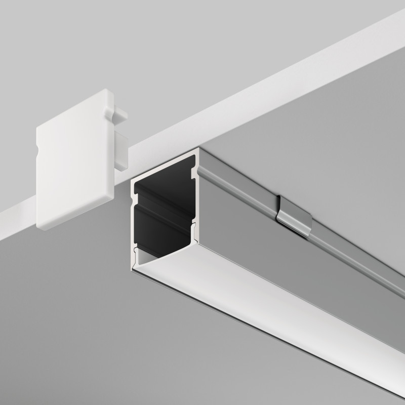 Алюминиевый профиль 2000*20*20 мм для светодиодной ленты Maytoni Led strip ALM-2020-S-2M