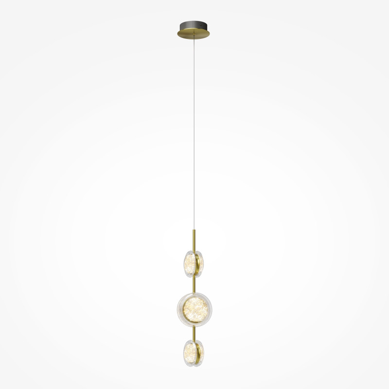Подвесной светильник 12,6*13*368 см, LED, 3000К, Maytoni Pharao MOD361PL-L22BS3K латунный