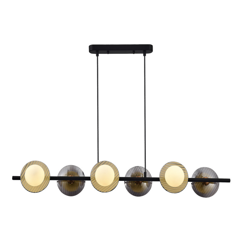 Светильник подвесной NOON 6*G9*5W 4000K ST LUCE SL1521.403.06 черный