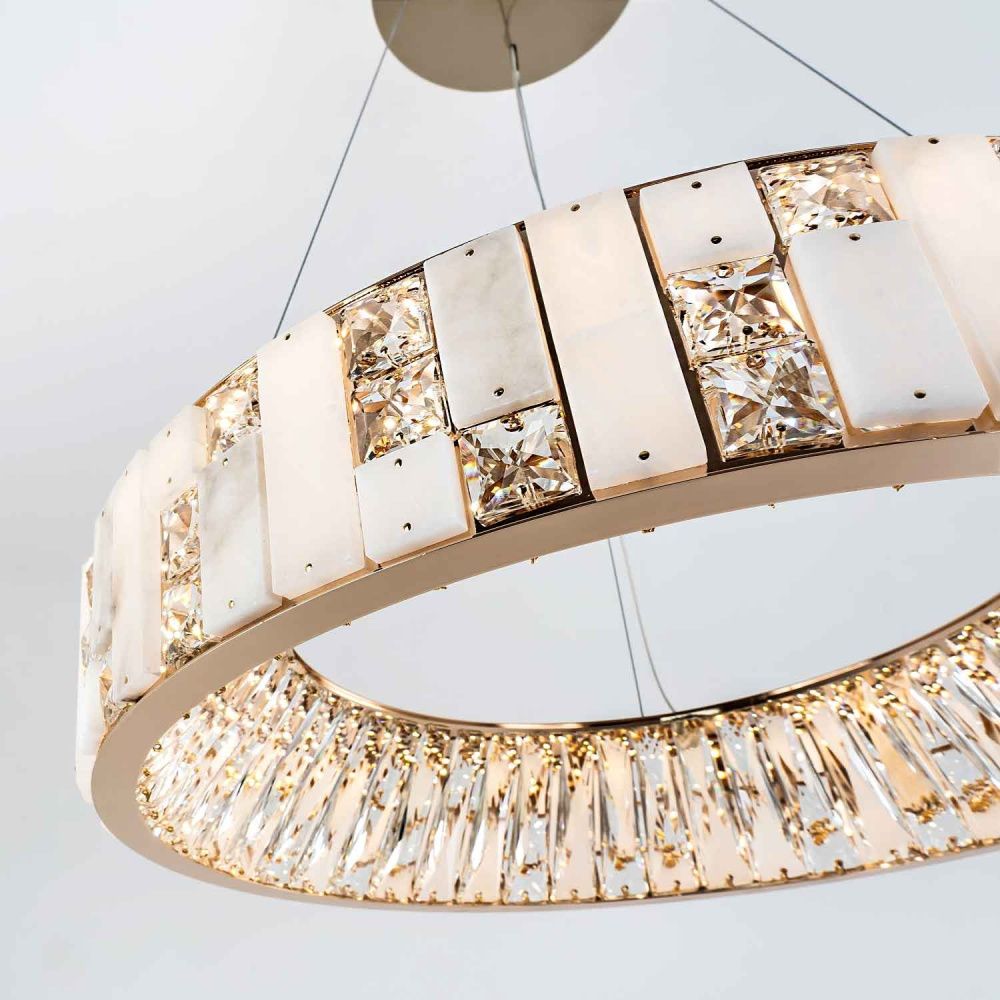 Подвесная люстра 60 см MODELUX premium ML.6988.600P GD золото