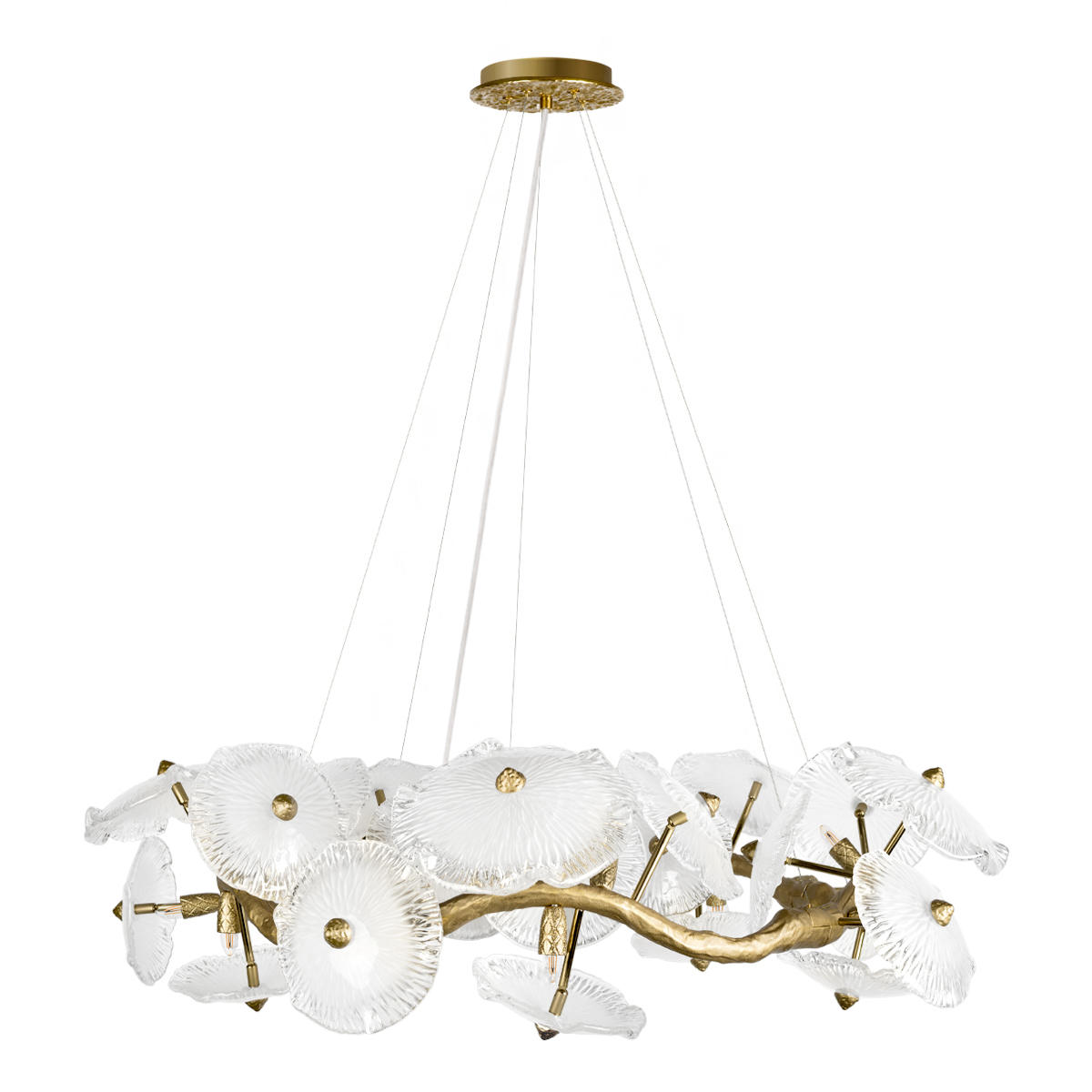 Подвесная люстра 105 см, Loft IT Bloom 10352/1050 AB, бронза
