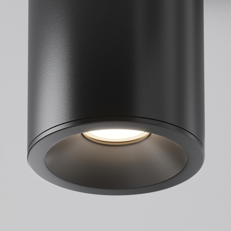 Светильник 9*9 см, GU10 7W, Maytoni Antares C029CL-01B, черный, IP65