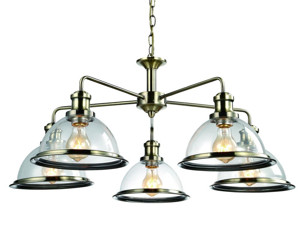 Люстра подвесная Arte Lamp OGLIO A9273LM-5AB, диаметр 80 см, бронза