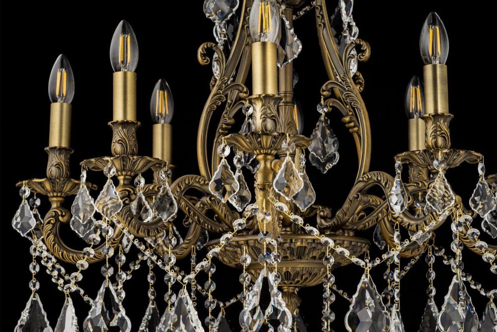 Люстра *72*69 см, 8*E14*40W, Dio D`arte Barolo Bronze Barolo E 1.1.8.600 A, Бронза