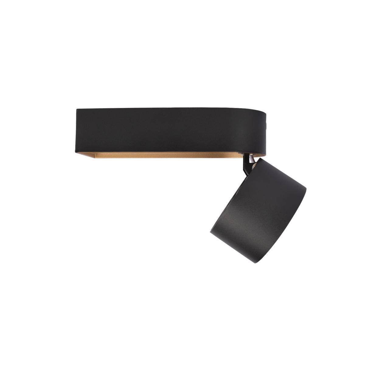 Накладной светильник 15*7*8,5 см, 1*LED*12W 4000K LOFT IT Knof 10324/A Gold Black черный, золото