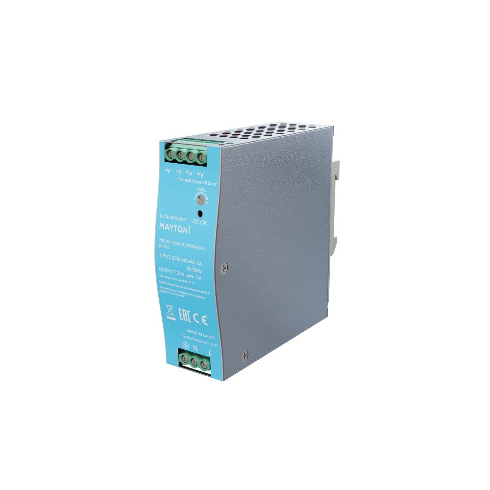 Источник напряжения PSL015 24V 120W IP 20 821012 Maytoni Led Strip  Серебро