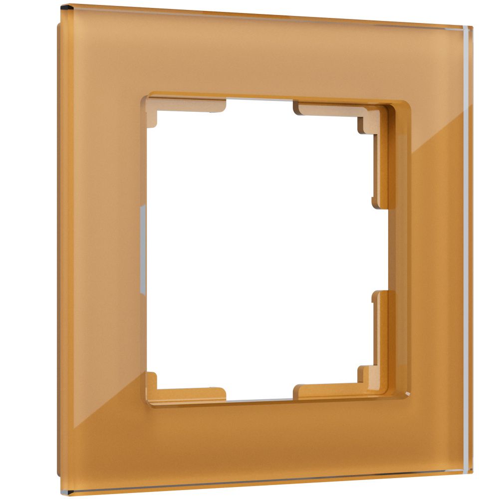 WL01-Frame-01 / Рамка на 1 пост (бронзовый,стекло)