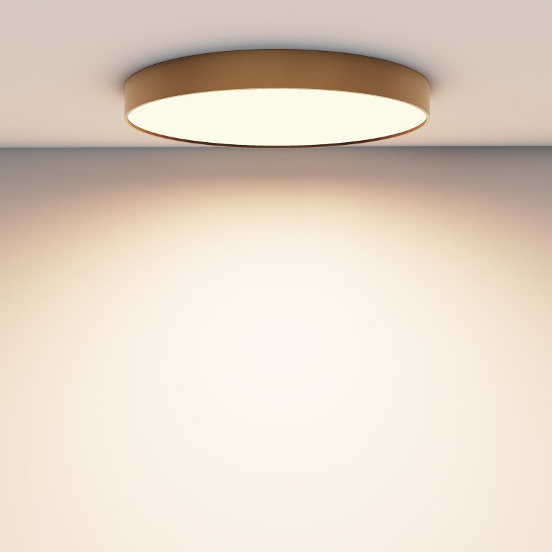 Светильник 60 см, 90W, 3000K, Maytoni Technical Ceiling Zon C032CL-90W3K-RD-MG, матовое золото