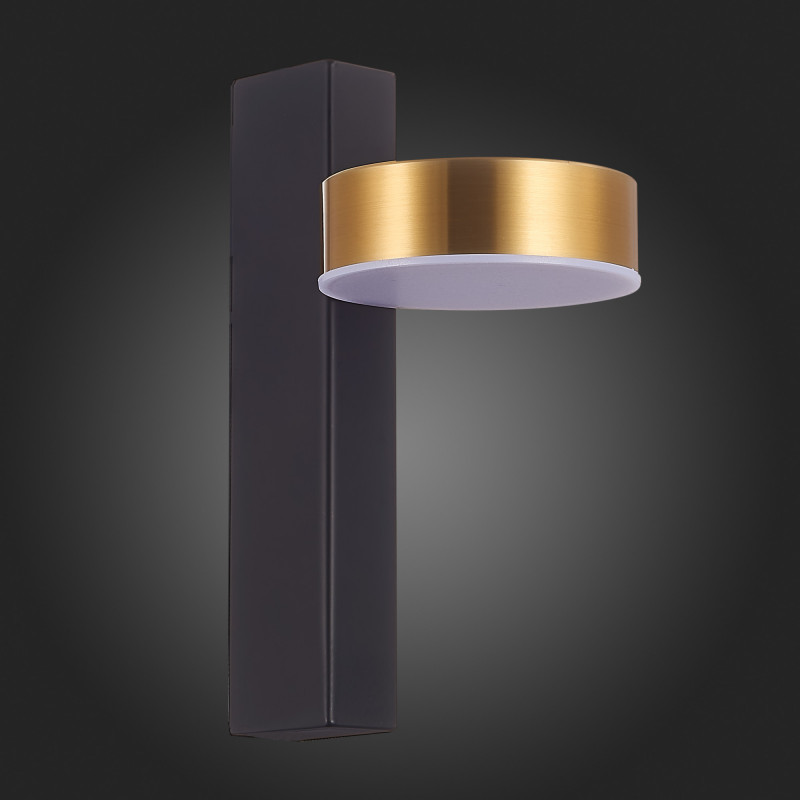 Светильник настенный 10 см, 7W 3000K ST LUCE PANCES SL6000.301.01 Черный