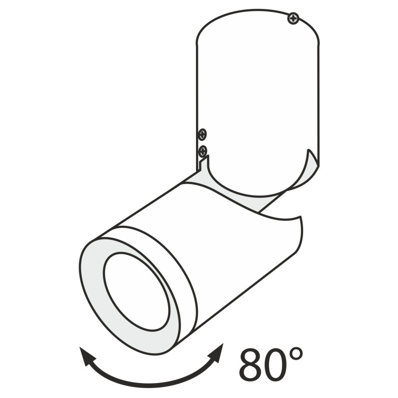 Светодиодный спот Maytoni Tube C019CW-01W, белый