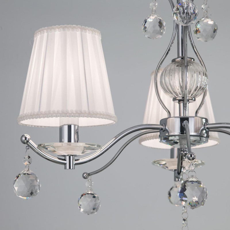 Подвесная люстра Citilux CL438131 Шелли, хром, диаметр 55см