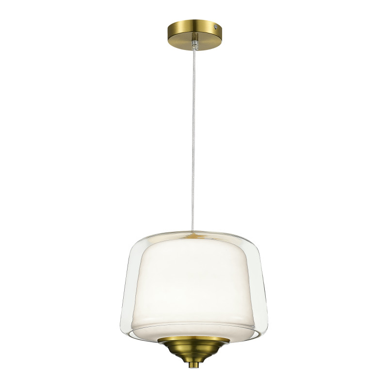 Подвесной светильник 29*200 см, LED, 18W,  3000К, ST-Luce PANDORA SL6127.303.01 латунный