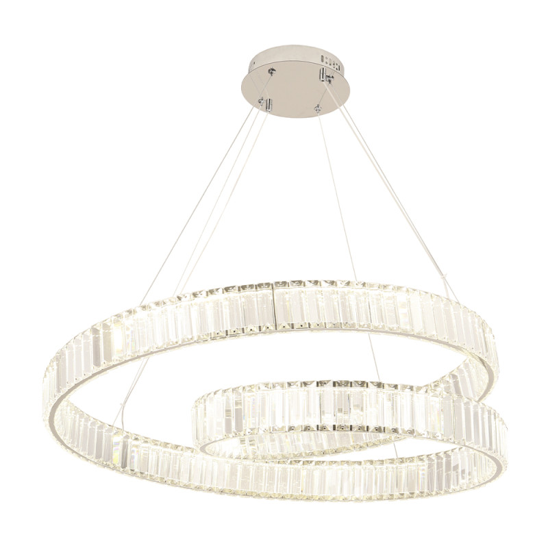 Светильник 80 см, 120W, 4000K, Crystal Lux MUSIKA SP120W LED CHROME, хром