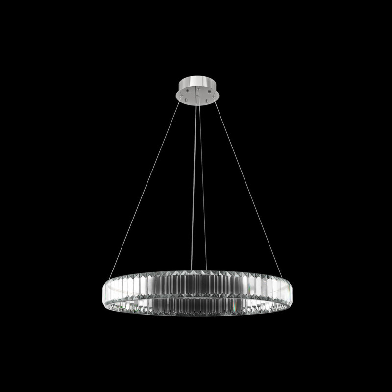 Светильник 60 см  43W 3000K Loft It  Crystal ring 10135/600 Chrome