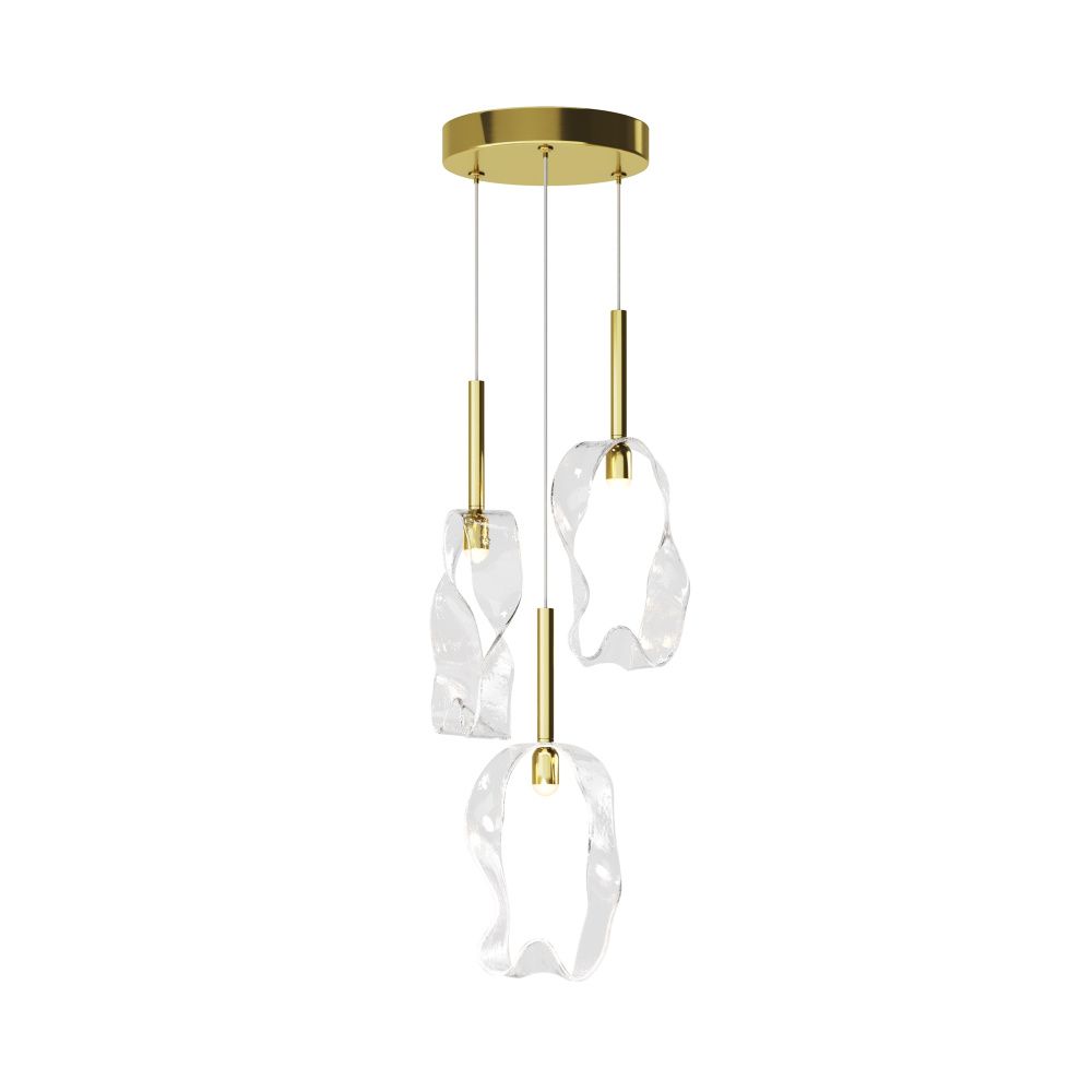 Подвесной светильник *20*49,8-339,8 см, *LED*7W, Maytoni Shiori MOD524PL-L8BSK, Латунь