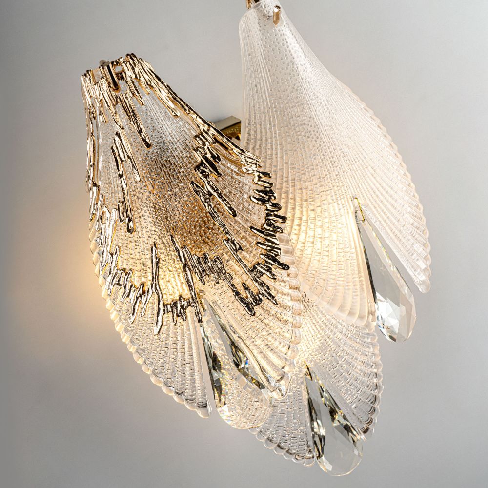 Бра 24*11*-35,5 см, 2*Е14*40W, Modelux  ML.6228.330 GD, Золото