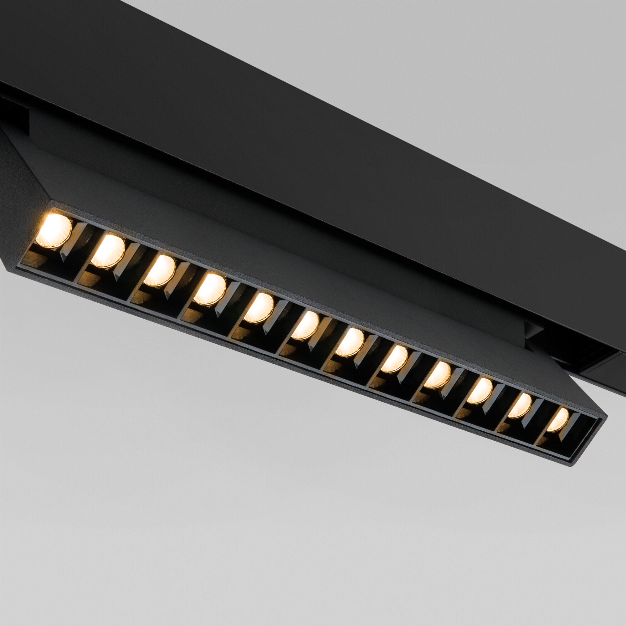 Трековый светильник 22 см, 12W, 3000K, Elektrostandard Slim Magnetic HL02 85010/01, черный