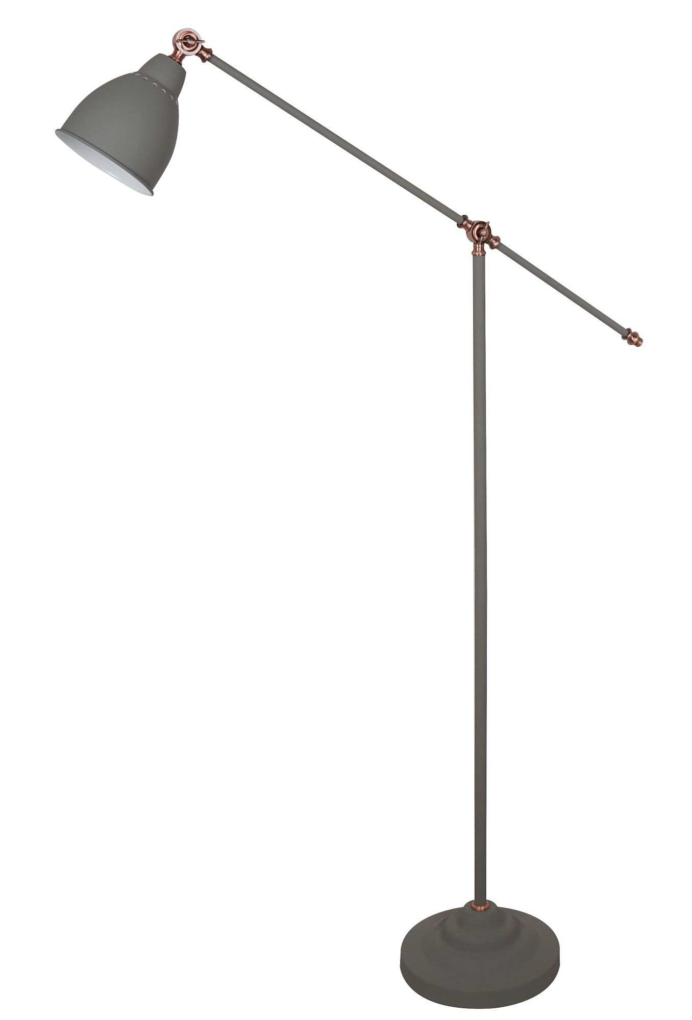 Торшер Arte Lamp BRACCIO A2054PN-1GY, серый