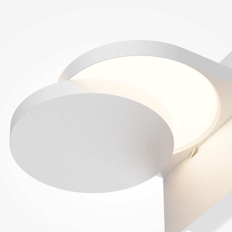 Бра 18,2*18*12 см, LED, 3000К, Maytoni Flap MOD354WL-L12W3K белый