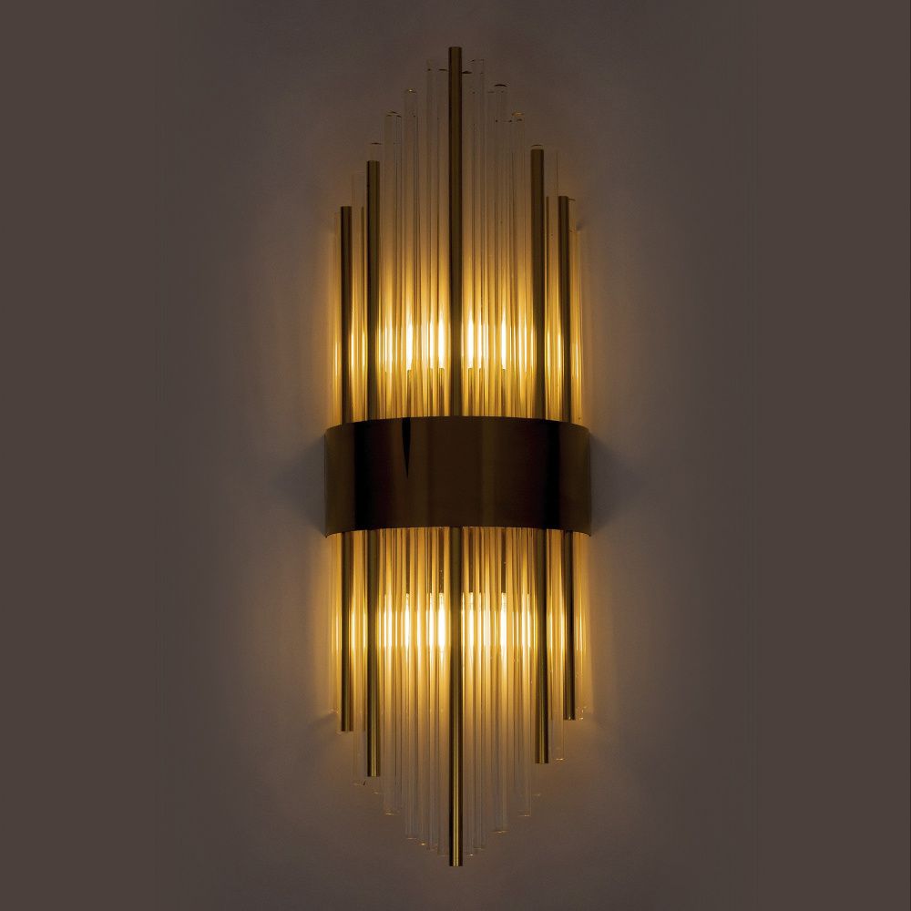 Бра 20*10*60 см, Е14 2x40W, Золото MODELUX ML.501.02 GD