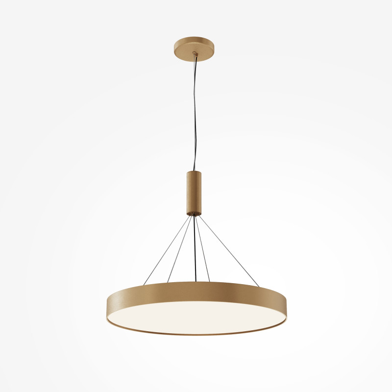 Светильник 60 см, 90W, 4000K, Maytoni Technical Ceiling Zon C032CL-90W4K-RD-MG, матовое золото