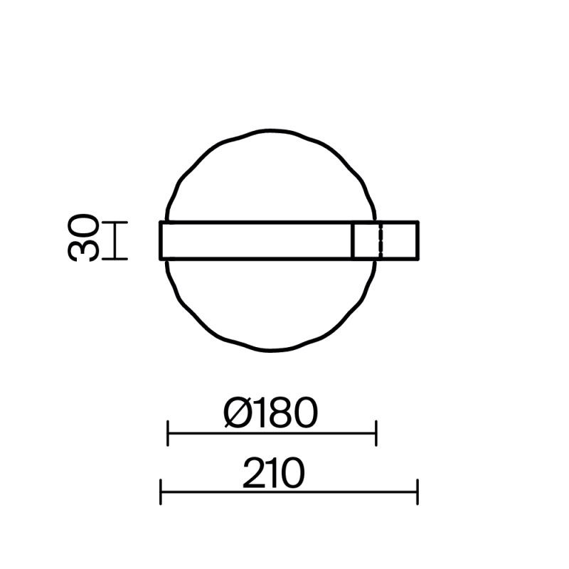 Бра 21*18*18 см, LED*6W, 3000K, Maytoni Misterio MOD379WL-L6B3K, черный