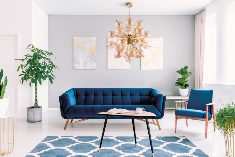 Подвесная люстра Maytoni Bolla MOD133PL-06BS, диаметр 57 см, латунь